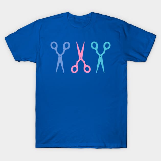 Hair Scissors Pastel T-Shirt by XOOXOO